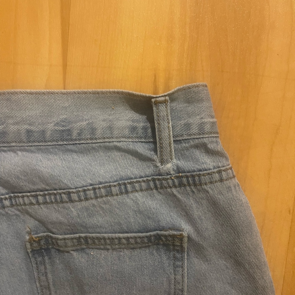 White Fox Fashion Society Jeans Mid Rise Straight Leg Preppy Denim waist 30 - Picture 7 of 8